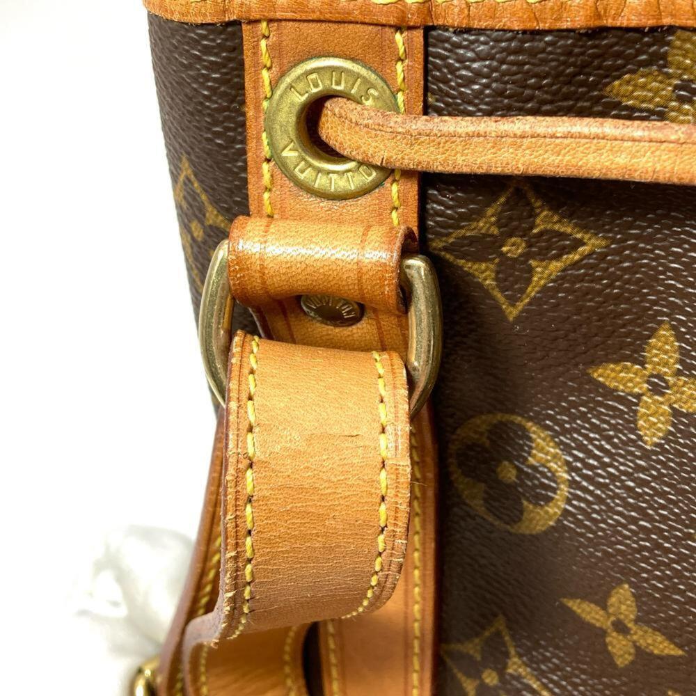 LOUIS VUITTON Brown Monogram Canvas Shoulder Bag - Picture 9 of 10